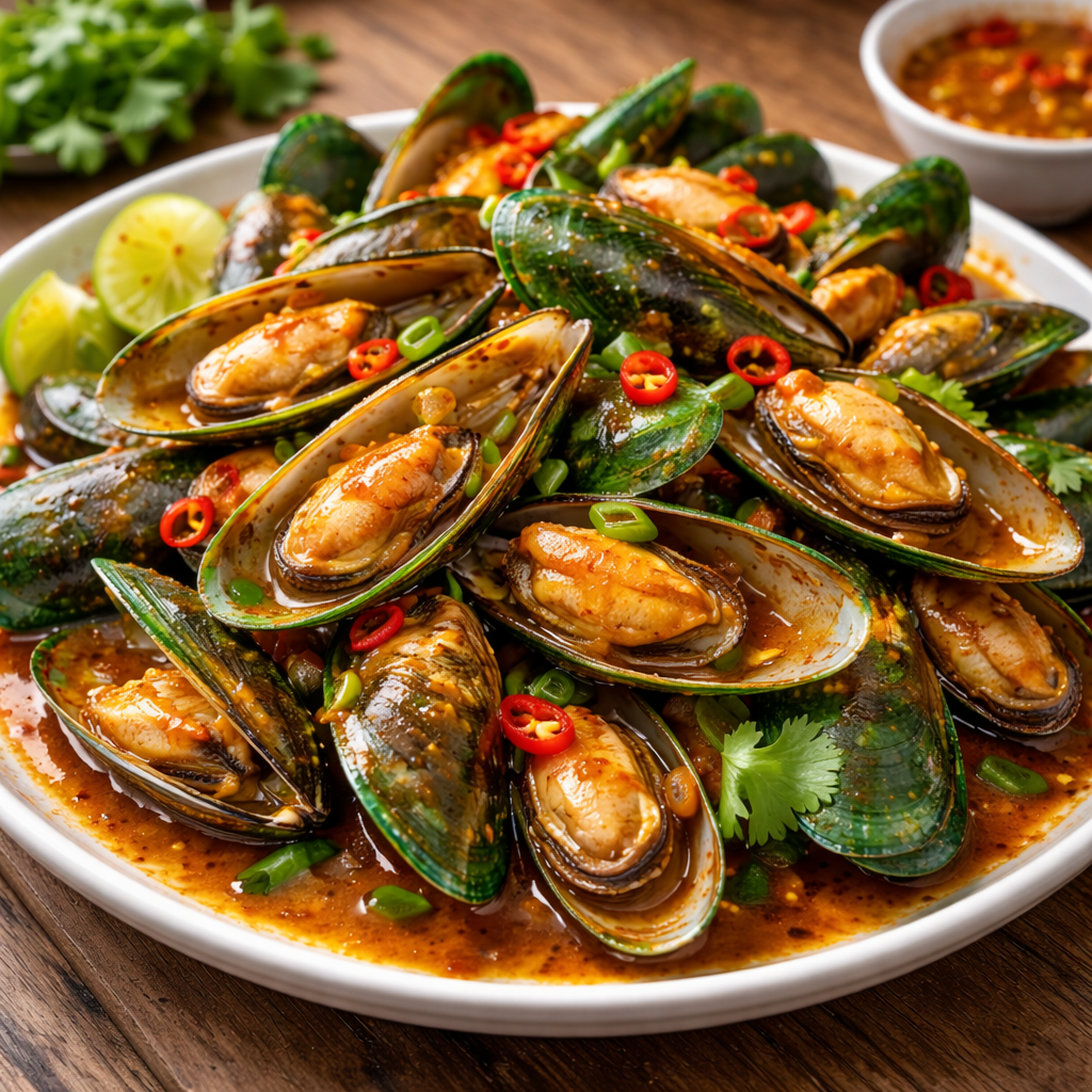Kerang Ijo Jawa Saus Padang / Saus Tauco